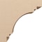 Ekena Millwork 12"W x 24"D x 24"H Classic Pescadero Rough Cedar Woodgrain TimberThane Corbel, Primed Tan CORUR12X24X24PECRCPR - alternate 6